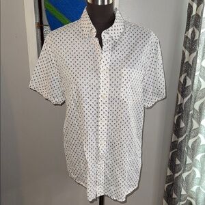 Rails Men’s Floral Print Short Sleeve Button Down Shirt SZ Medium